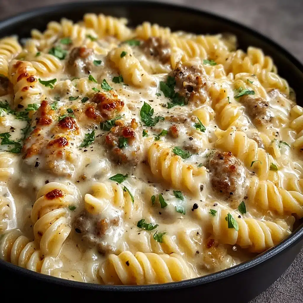 The Best Crockpot Garlic Parmesan Chicken Pasta Recipe - Recipe Image