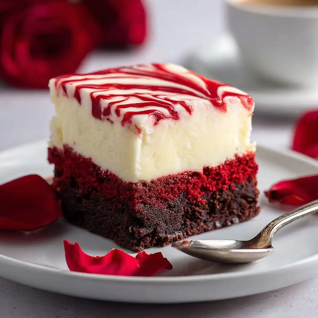 Red Velvet Cheesecake Brownies Recipe - Recipe Image