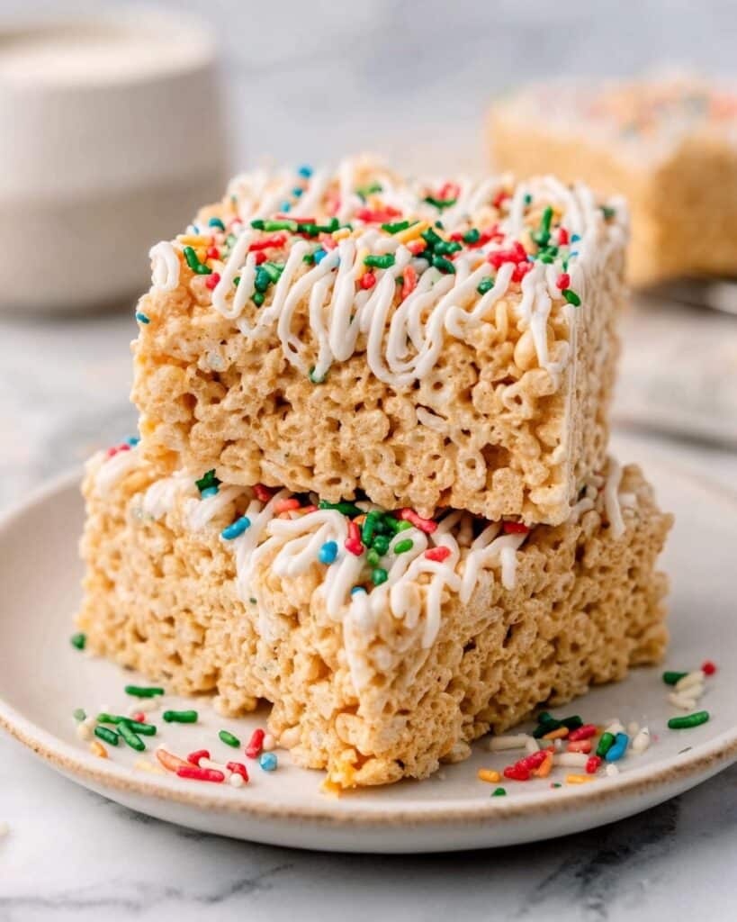 Gingerbread Rice Krispie Treats Recipe