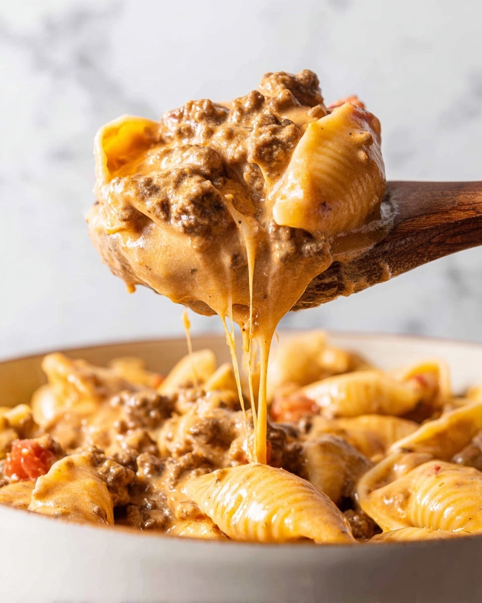 A creamy casserole dish is shown in a white plate placed on a white marbled surface. The casserole has a base layer of melted cheese mixed with small vegetables like peas, corn, and carrots, all covered with a creamy white sauce. On top, there is a layer of golden-brown biscuit or bread pieces, slightly puffed and crispy with a soft texture inside. The cheese is melted and slightly browned around these bread pieces, blending into the creamy vegetables below. The colors are warm and inviting, with yellow cheese, light green peas, orange carrots, and golden bread contrasting softly against the creamy white sauce. photo taken with an iphone --ar 4:5 --v 7