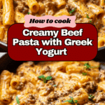 High Protein Creamy Beef Pasta Recipe