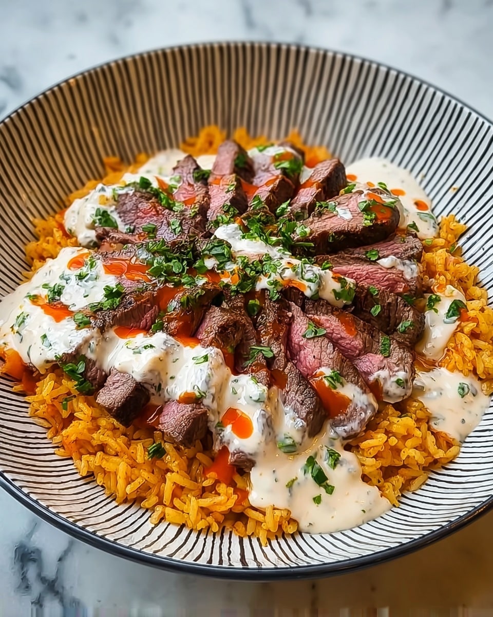 Steak Queso Rice Bowl Recipe