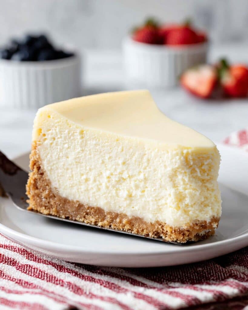 Classic Baked Cheesecake Recipe