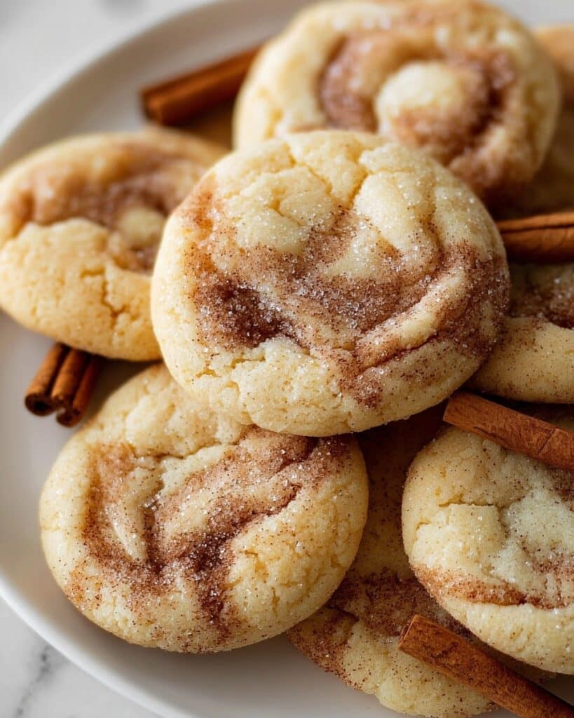 Soft and Chewy Cinnamon Roll Sugar Cookies Recipe
