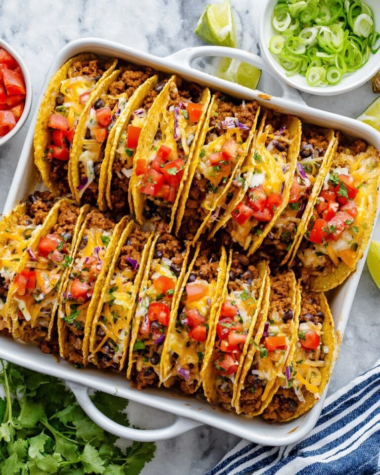 Oven-Baked Cheesy Tacos Recipe