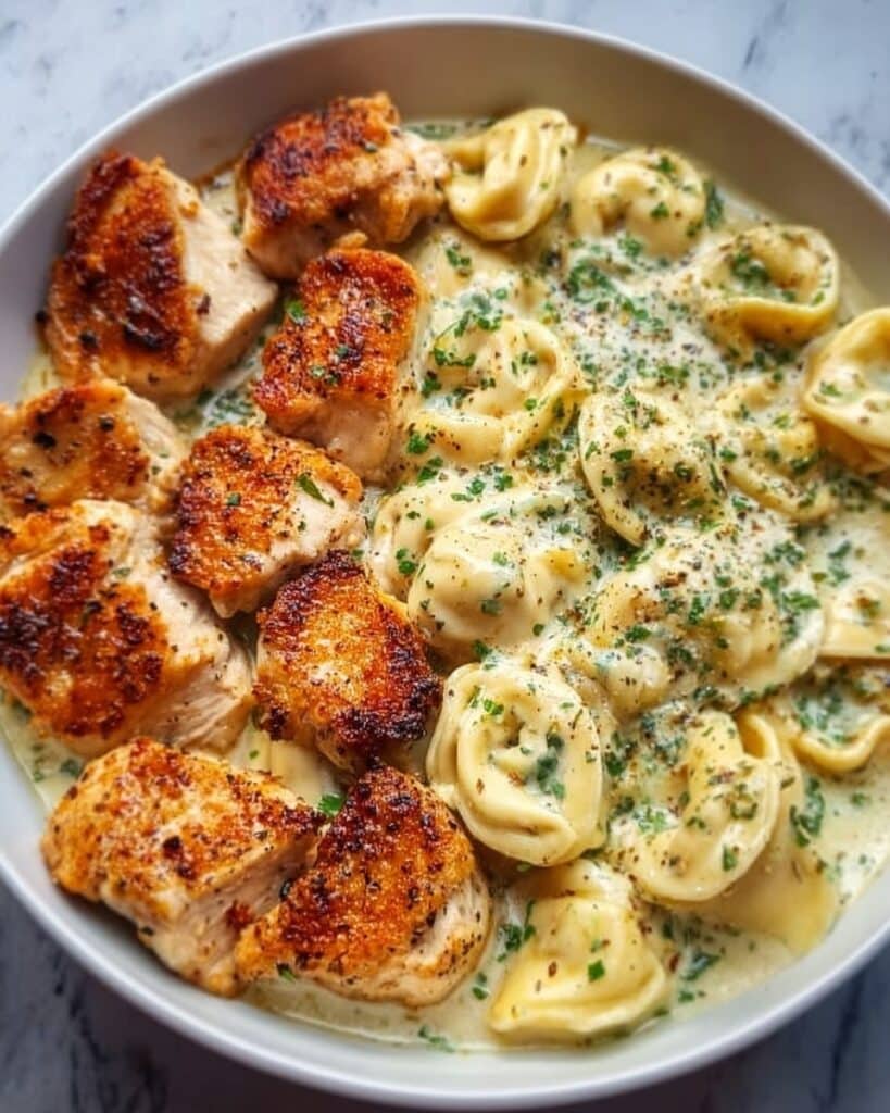 Creamy Cajun Chicken with Cheese Tortellini Recipe