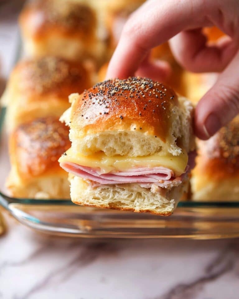 Ham and Havarti Cheese Sliders Recipe