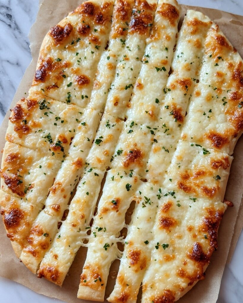 Cheesy Garlic Breadsticks Recipe