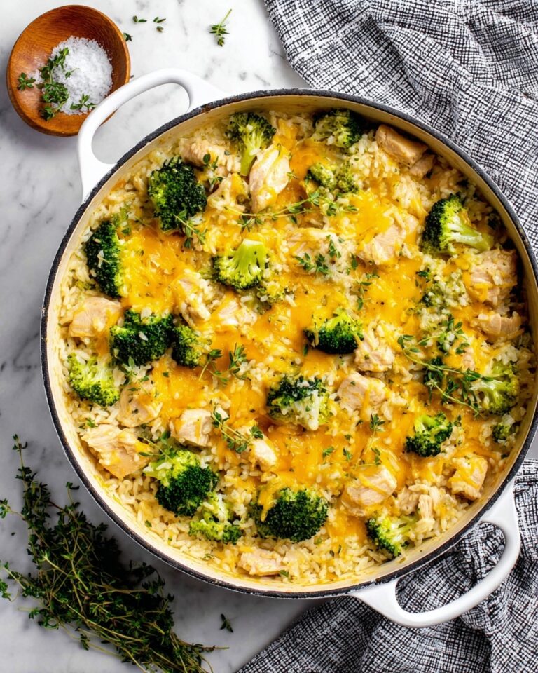 Cheesy Broccoli Chicken and Rice Casserole Recipe