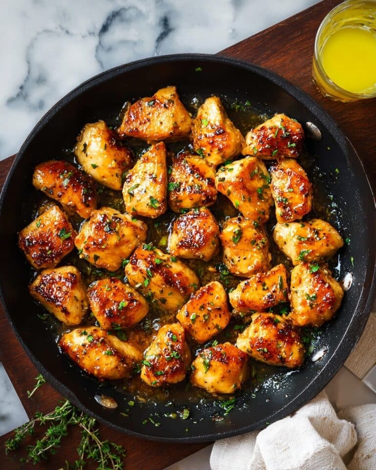 Garlic Butter Chicken Bites Recipe