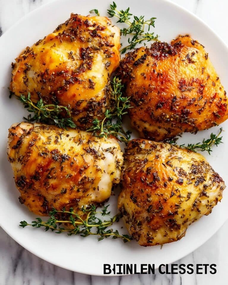 Oven-Baked Spiced Chicken Thighs Recipe