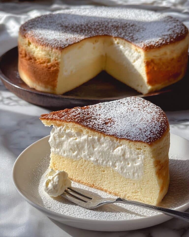 Fluffy Japanese Cheesecake – Light as a Cloud Recipe