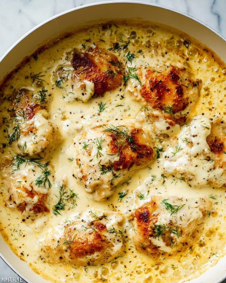 Creamy Oven Baked Chicken Thighs Recipe