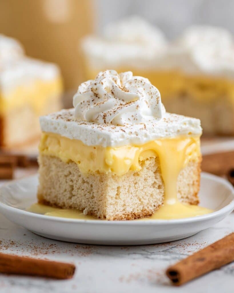Eggnog Poke Cake Recipe
