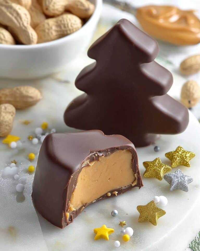 Chocolate Peanut Butter Christmas Trees Recipe