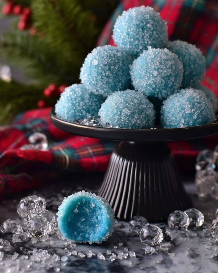 Easy Blue Christmas Truffles Recipe
