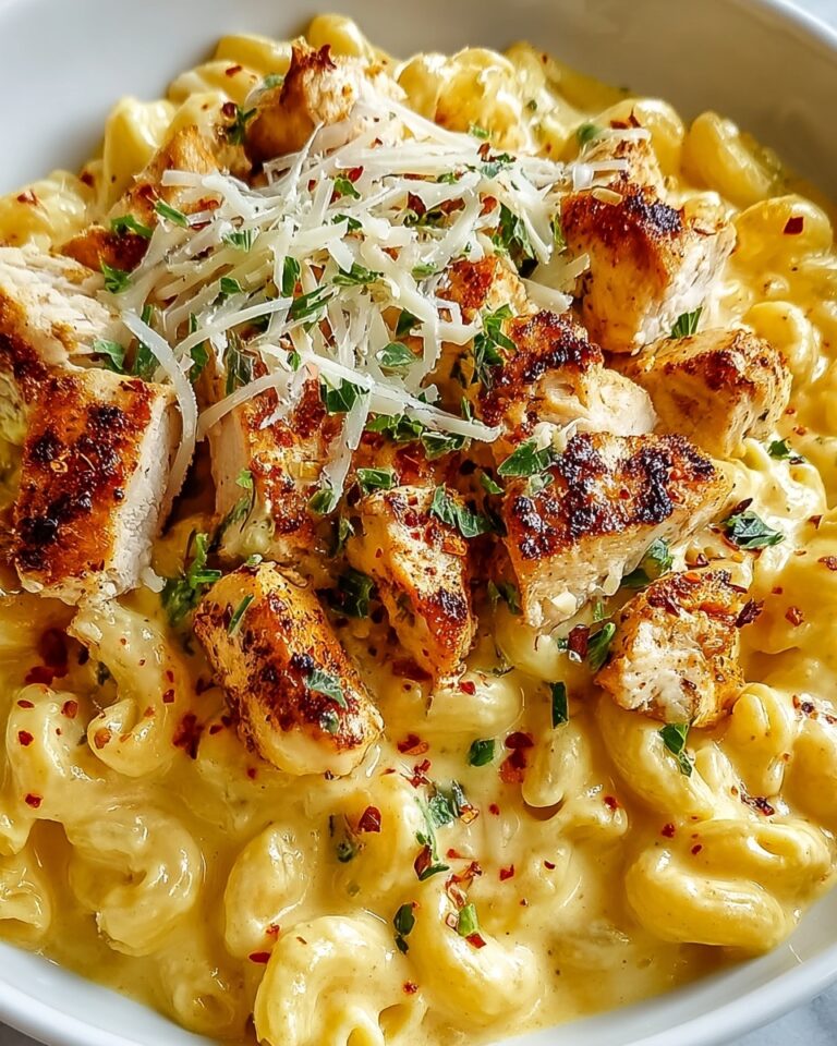 Honey Pepper Chicken Mac and Cheese Recipe