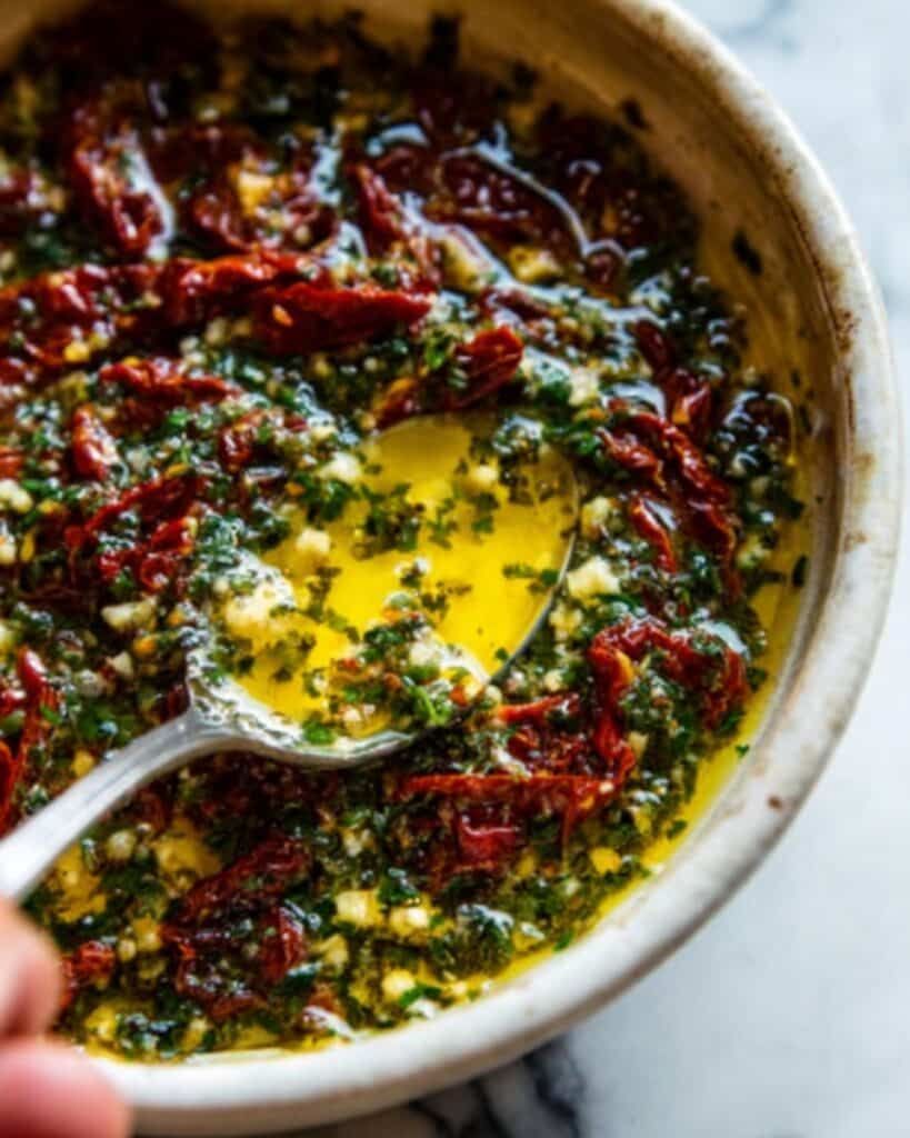 Sun-dried Tomato Olive Oil Bread Dip Recipe
