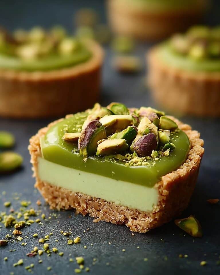 Mini Pistachio Delight Tartlets Recipe