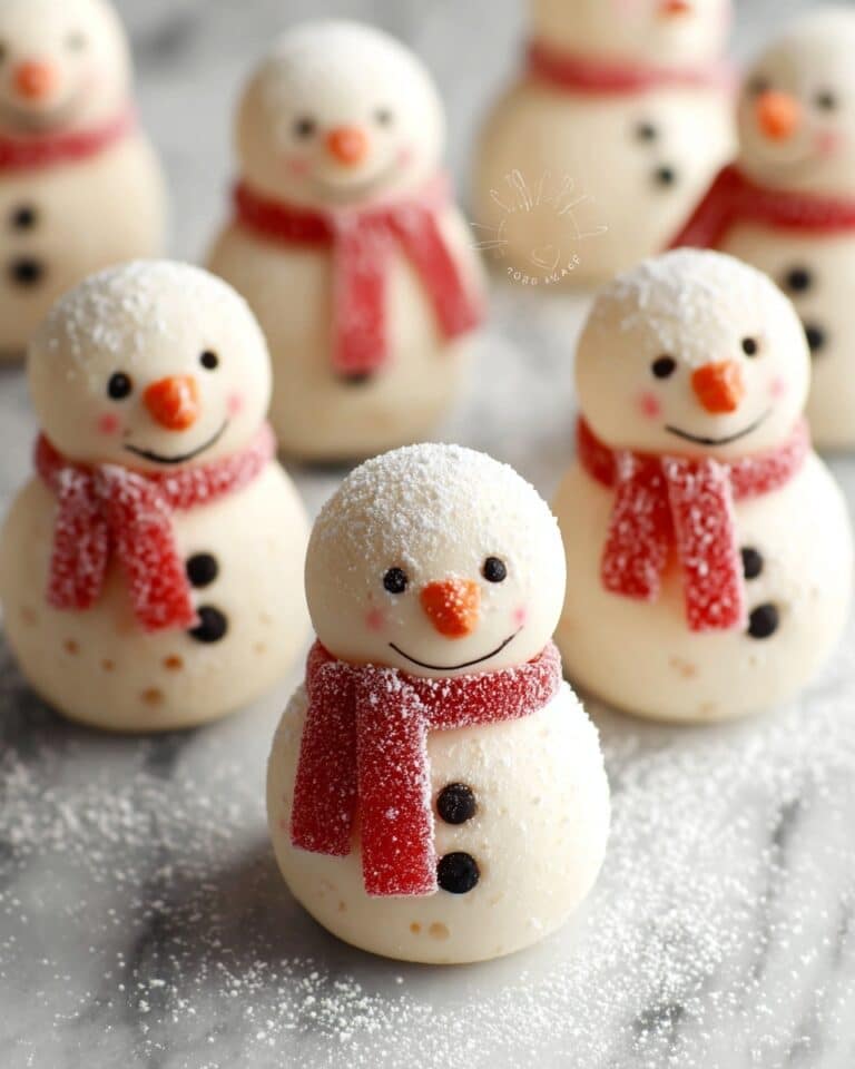 No-Bake Snowman Truffles Recipe