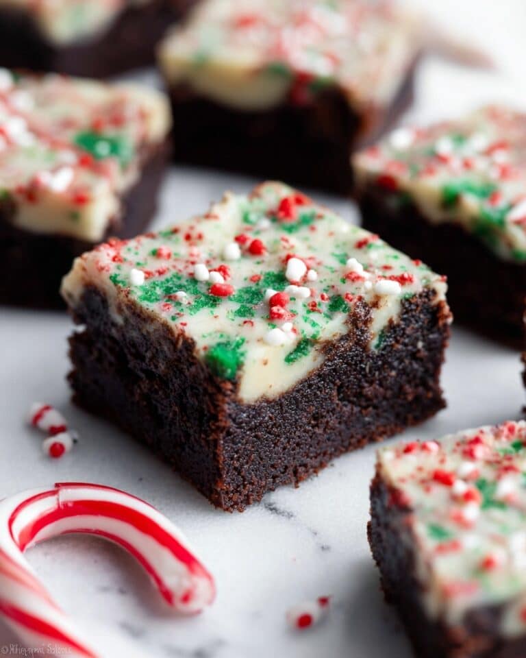 Dark Chocolate Peppermint Brownies Recipe