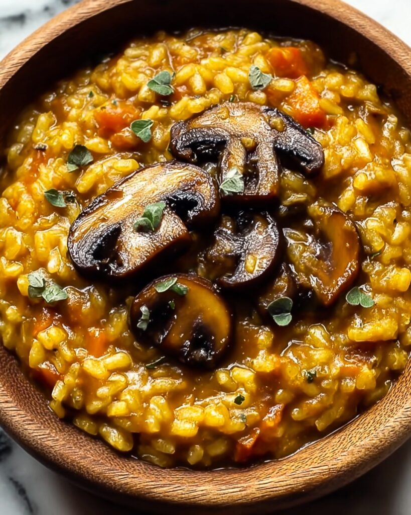 Creamy Lemon Tomato Risotto with Mushrooms Recipe