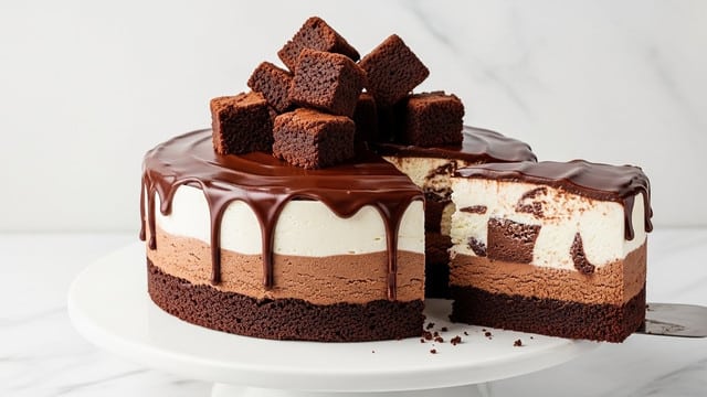 Brownie Ice Cream Cake Recipe