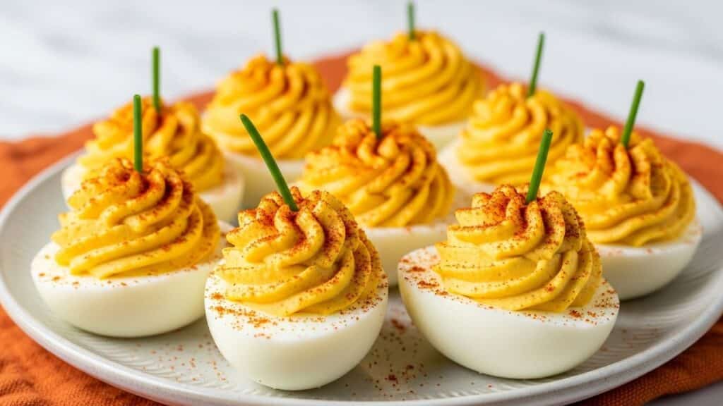 Pumpkin Patch Deviled Eggs Recipe