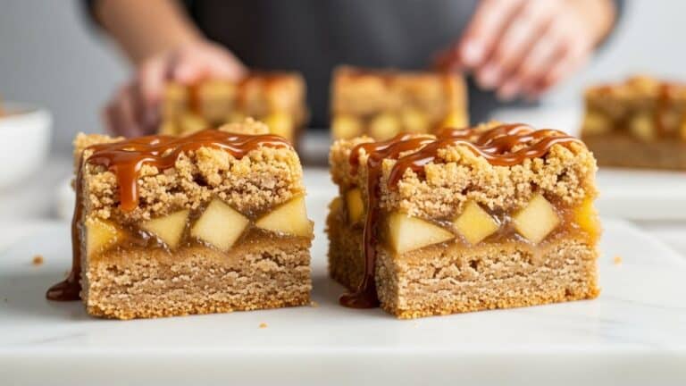 Irresistible Maple Glazed Apple Blondies Recipe