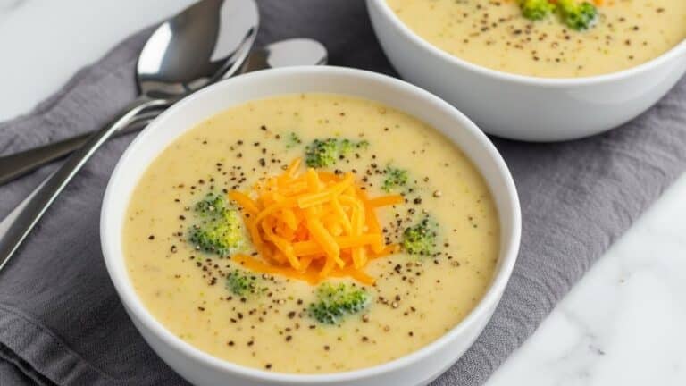 Thick Chicken Broccoli Cheddar Soup Recipe