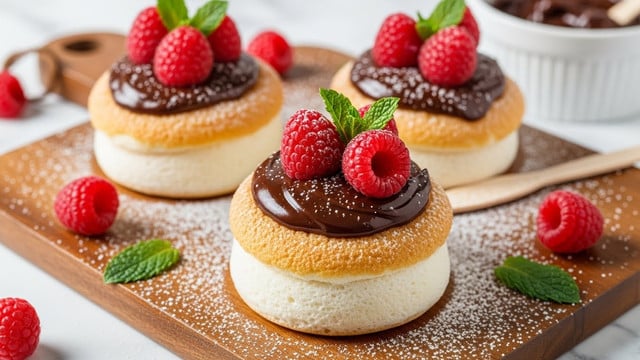 Fluffy Japanese Cotton Cheesecake Cupcakes Recipe