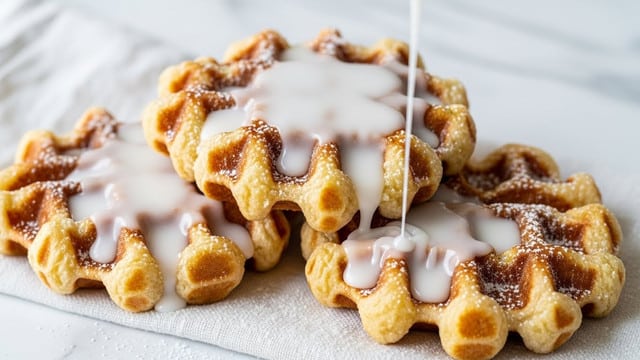 Apple Fritter Waffle Donuts Recipe