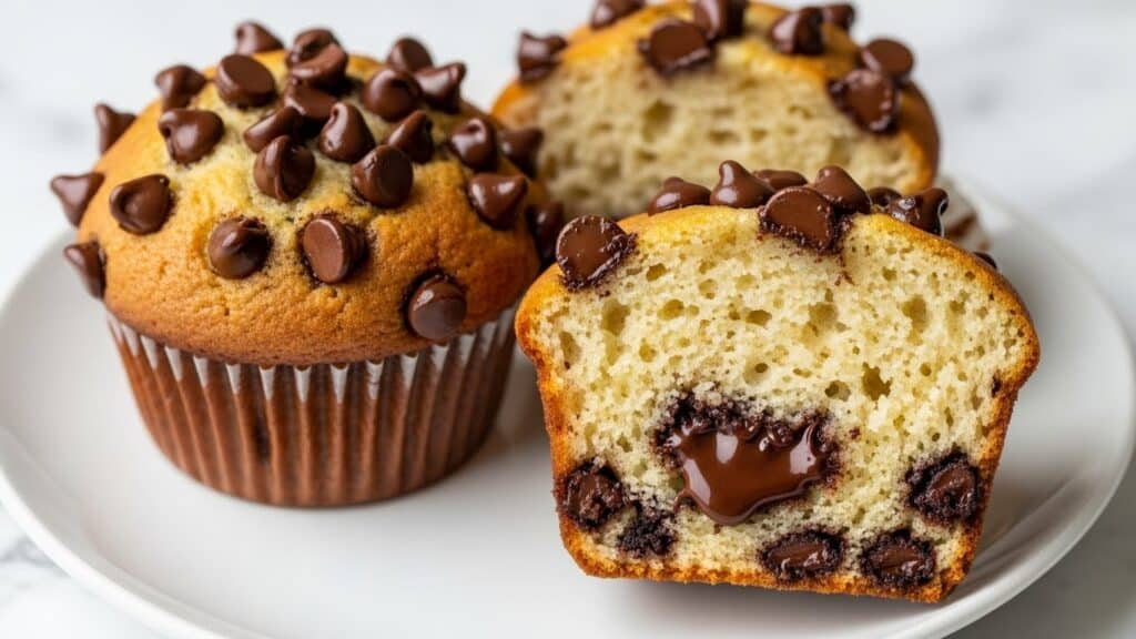 Amazing Chocolate Chip Banana Muffins Recipe