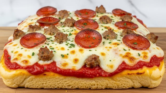 Cheesy Garbage Bread Recipe