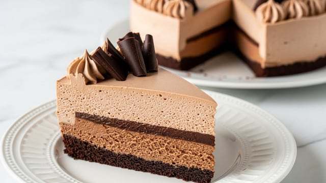 Easy Chocolate Mousse Cake Recipe