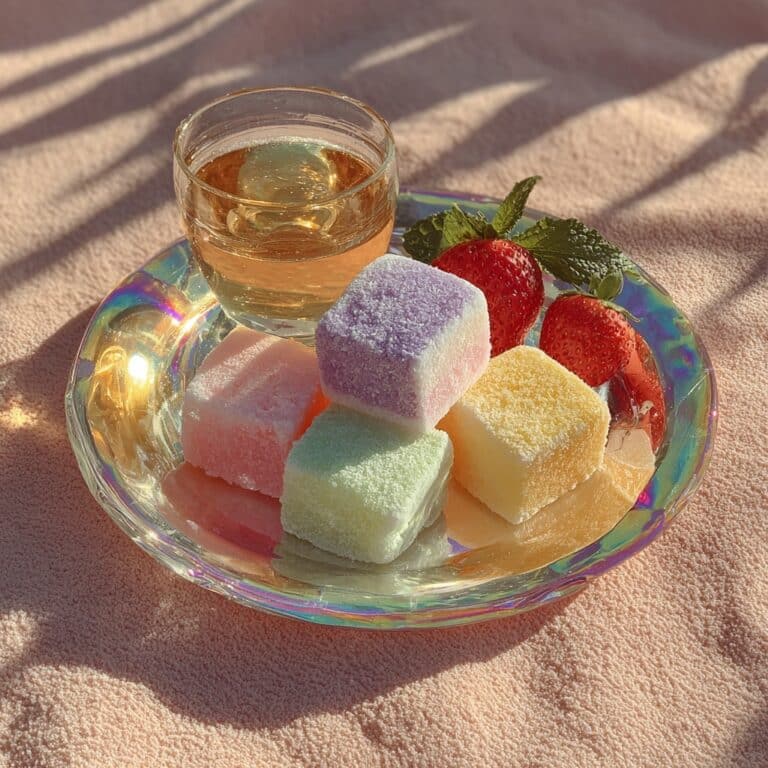 Rainbow Shortbread Bites Recipe