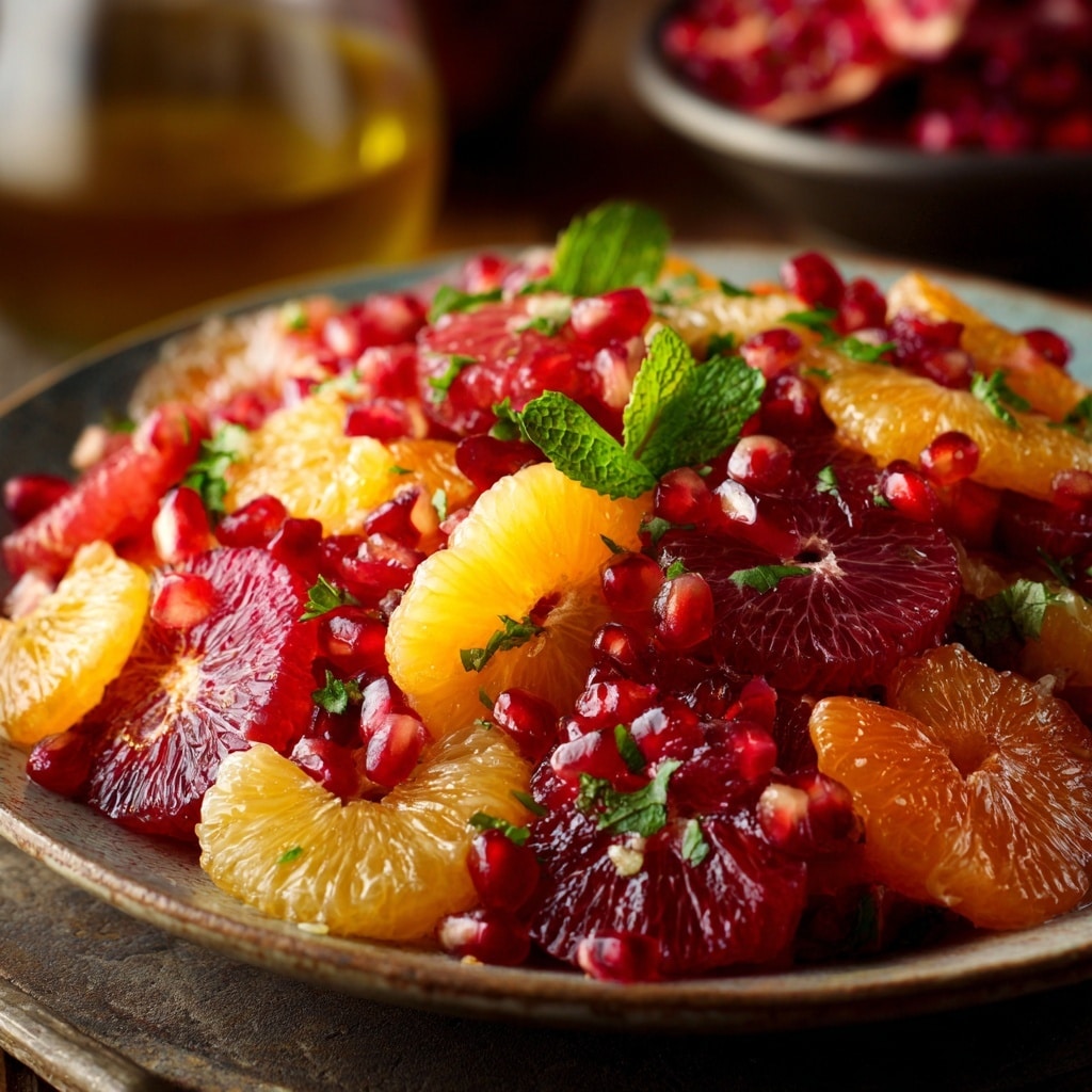 Winter Citrus & Pomegranate Fruit Salad Recipe - Recipe Image