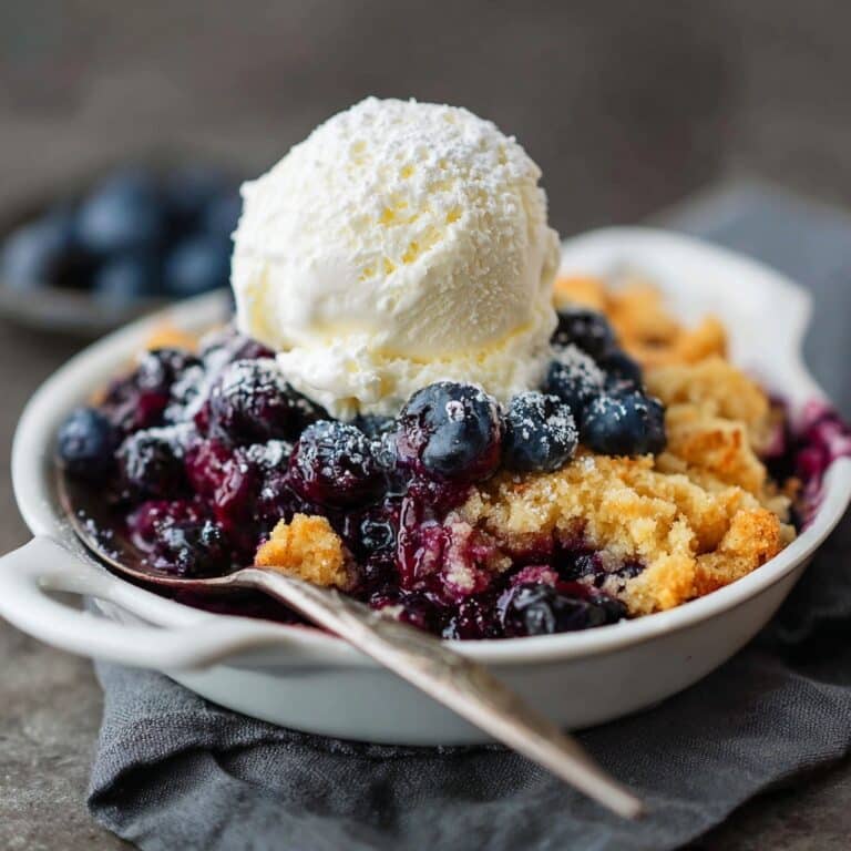 Easy Blueberry Crisp Recipe