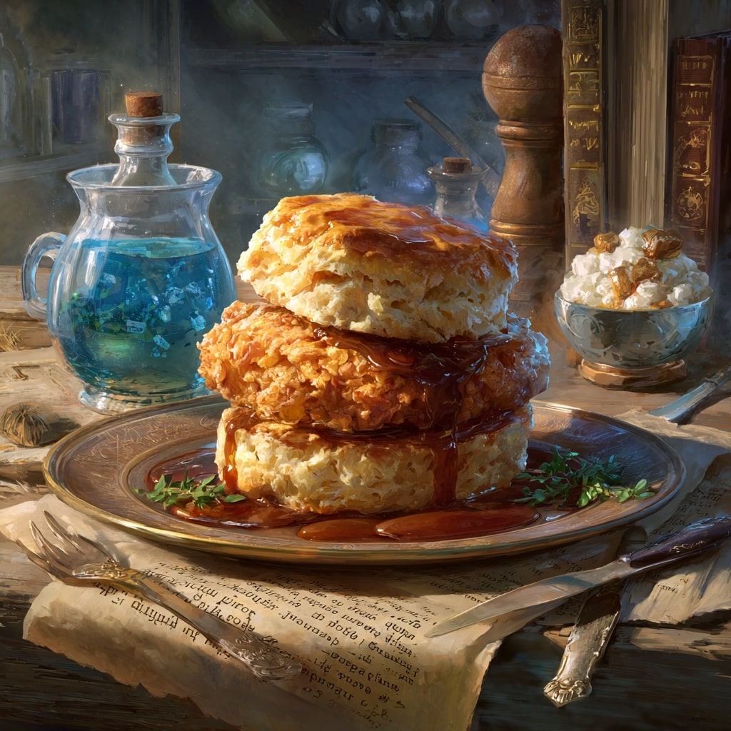 Hot Honey Chicken Biscuits Recipe