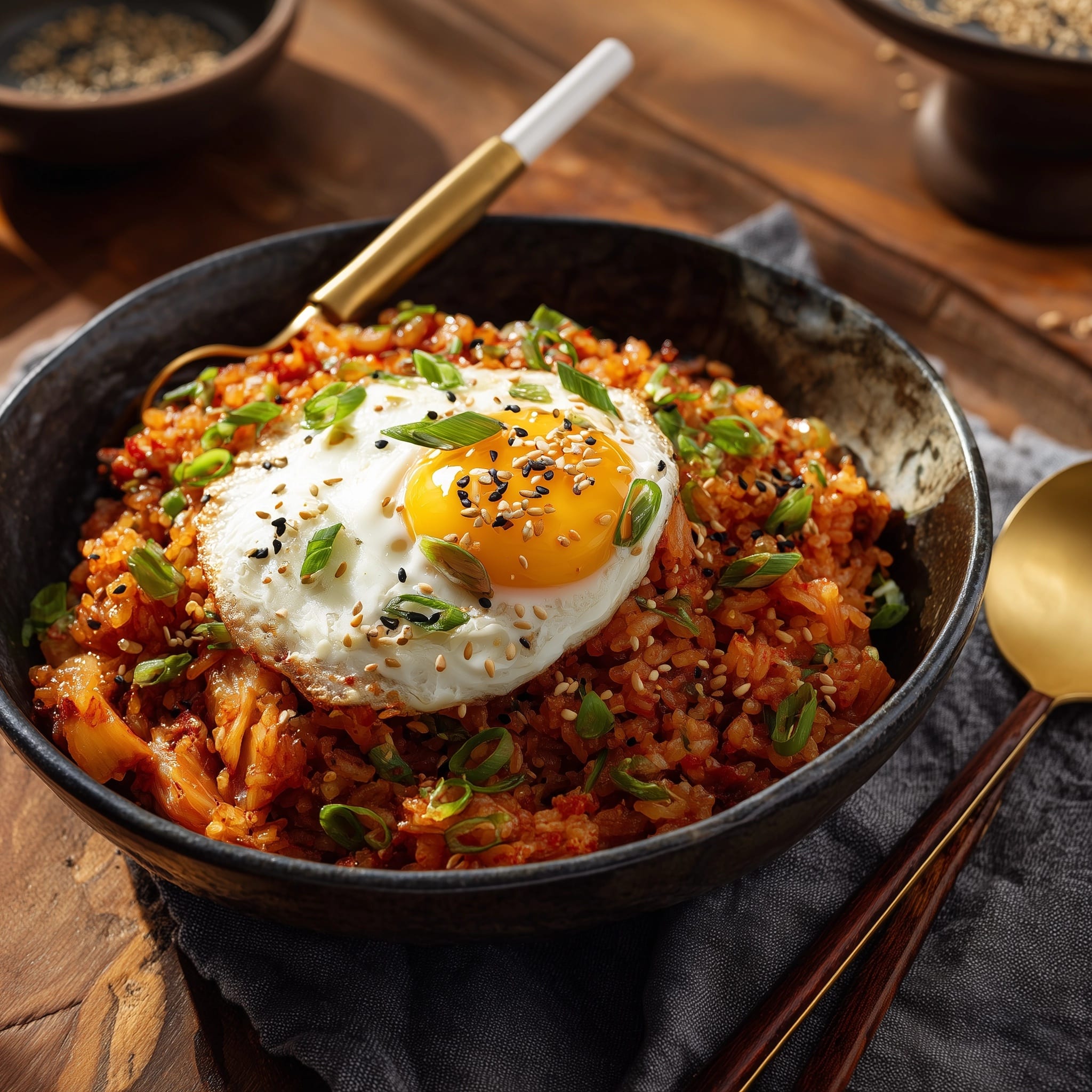 Gochujang Egg Fried Rice Recipe - Recipe Image