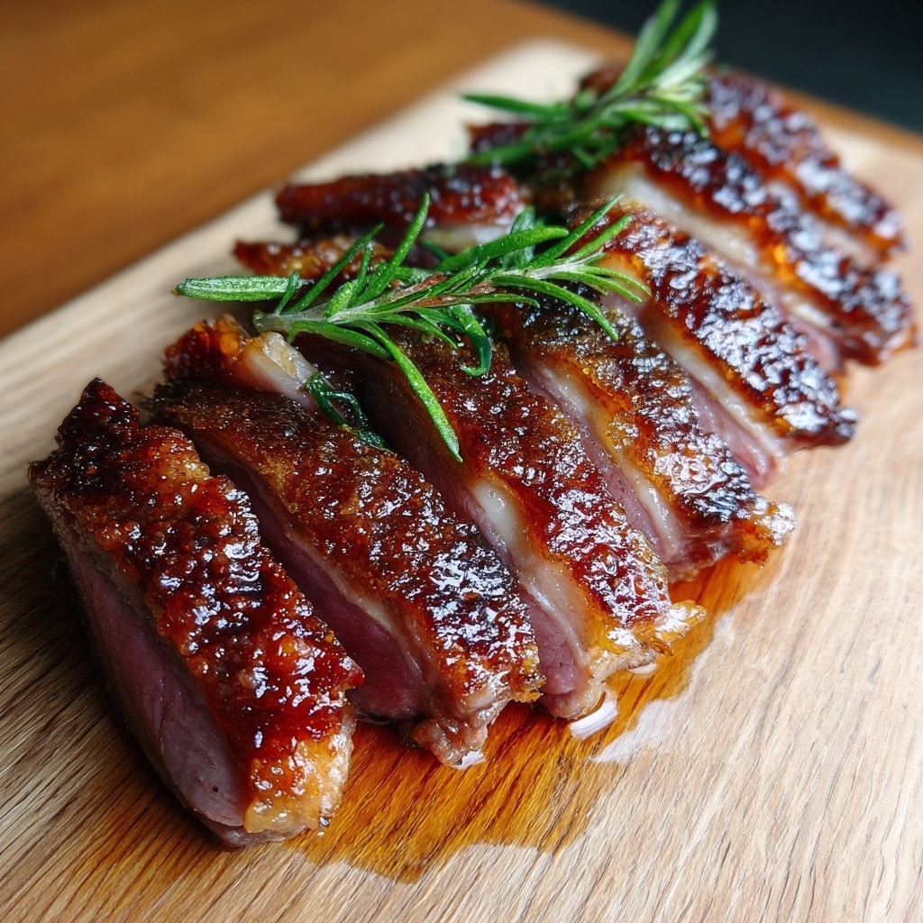 How to Cook Crispy Skin Duck Breast Recipe - Recipe Image