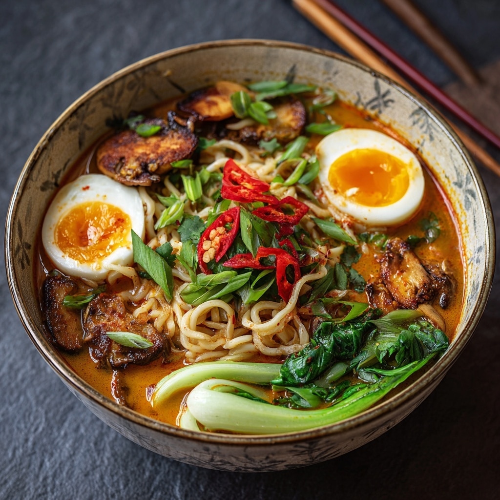 Easy Vegan Ramen Recipe - Recipe Image