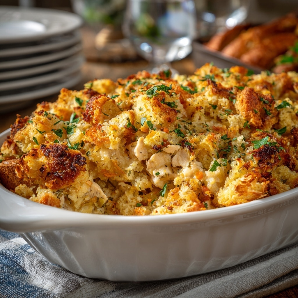 Make Ahead Corn Stuffing Recipe