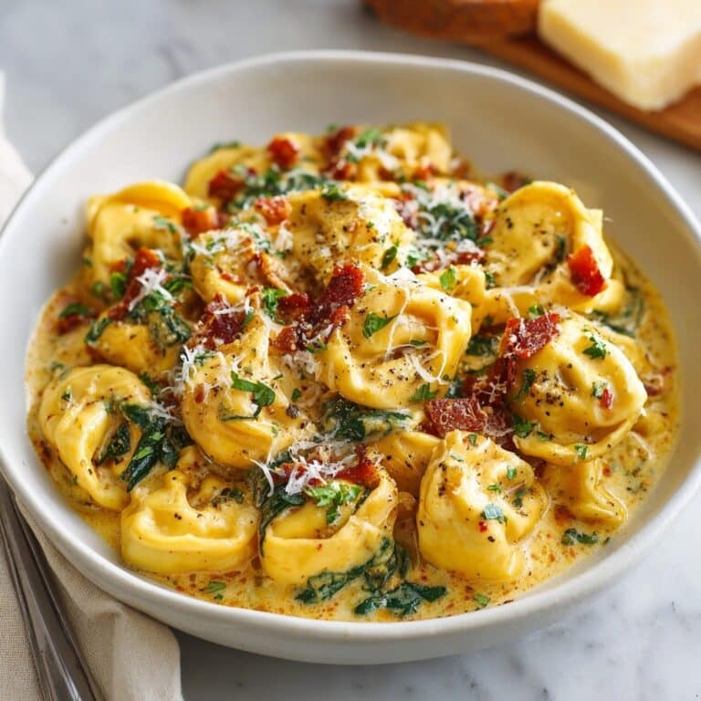 Alfredo Tortellini Bake Recipe