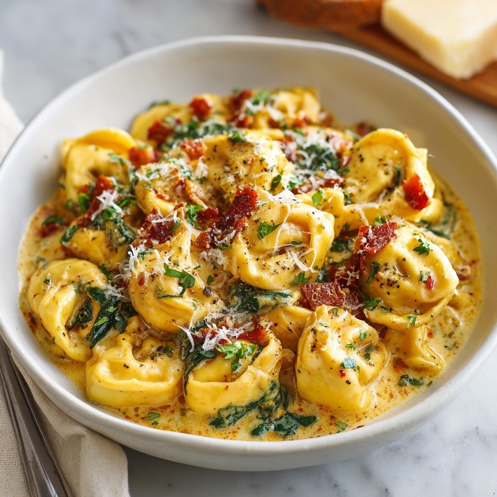 Alfredo Tortellini Bake Recipe - Recipe Image