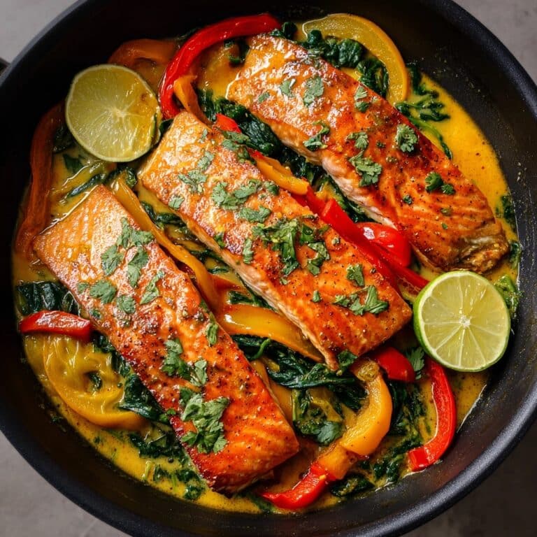 Caribbean-Style Coconut Curry Salmon Recipe