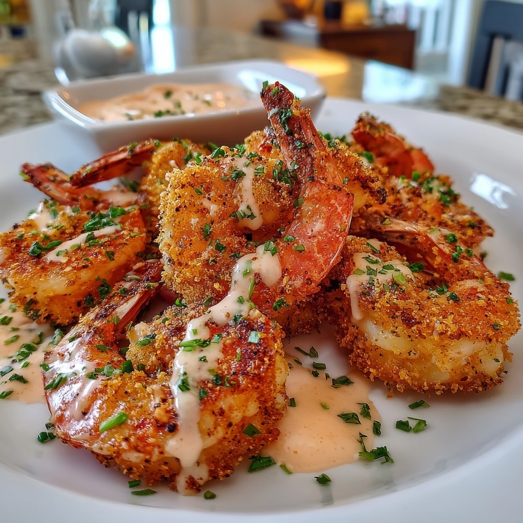 Crispy Cajun Shrimp with Creamy Sauce Recipe