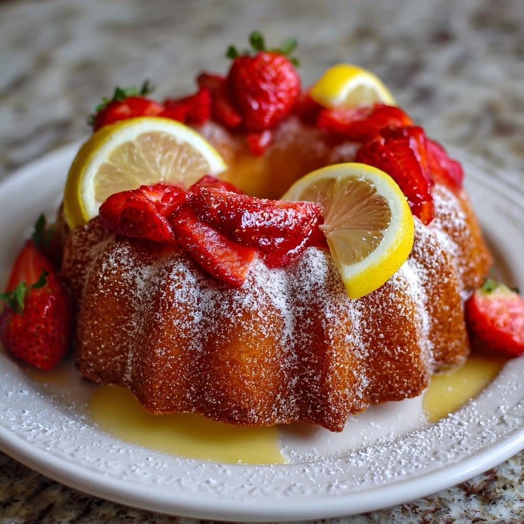 Strawberry Pound Cake Recipe