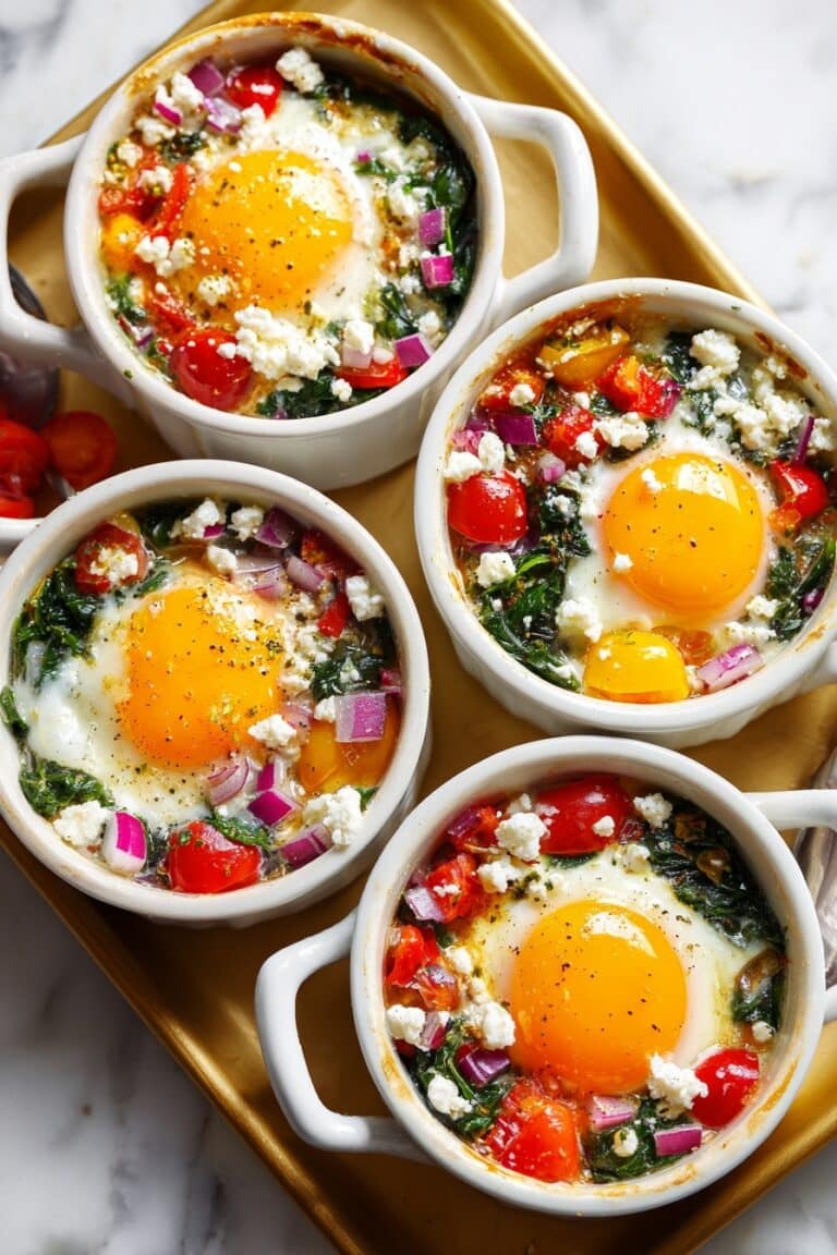 Breakfast Egg Bake with Zucchini, Tomatoes, and Parmesan Recipe