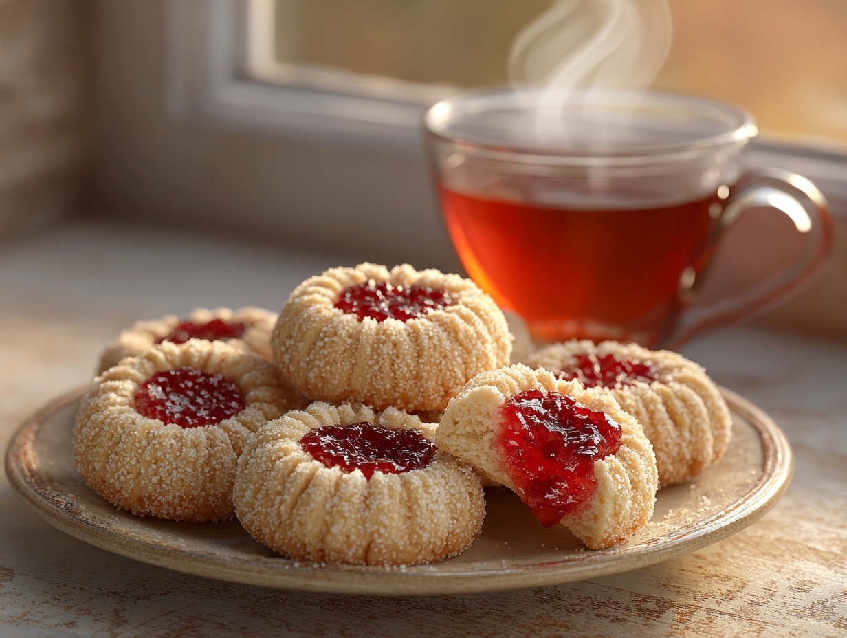 Thumbprint Cookies - Hallongrottor Recipe - Recipe Image